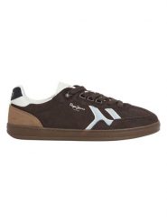 Pepe Jeans FOOTWEAR Skórzane sneakersy w kolorze brązowym rozmiar: 43. Brązowe buty sportowe casual Pepe Jeans FOOTWEAR, bez wzorów, z jeansu, bez zapięcia. Za 177.32 zł.