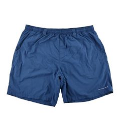 Second life - Columbia spodenki kąpielowe męskie Omni-Shade PFG - Jak nowy. Niebieskie krótkie spodenki sportowe Columbia, l, bez wzorów, z nylonu. Za 85.16 zł.