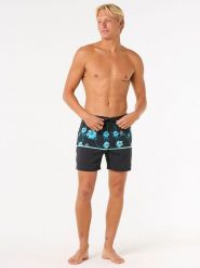 Rip Curl Szorty kąpielowe "Mirage Surf Revival 50" w kolorze czarno-błękitnym rozmiar: 34. Czarne kąpielówki Rip Curl, bez wzorów, z materiału. Za 91.99 zł.
