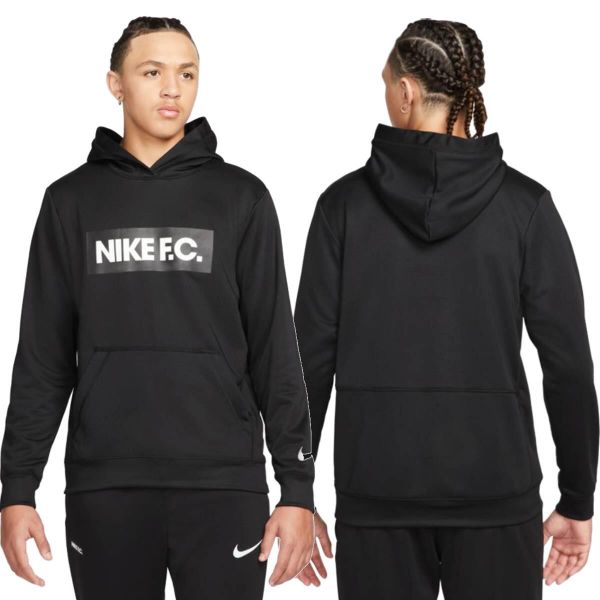 Bluza sportowa męska Nike FC Libero Dri-Fit treningowa kangurka z kapturem. Czarne bluzy z kapturem Nike, m, bez wzorów, z dresówki, z kapturem. Za 147.00 zł.