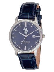U.S. Polo Assn. Zegarek kwarcowy w kolorze srebrno-granatowym rozmiar: onesize. Niebieskie, analogowe zegarki U.S. Polo Assn., ze stali. Za 260.99 zł.