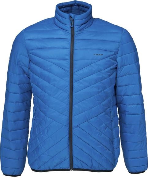 Męska kurtka pikowana Loap Irven niebieska. Niebieskie kurtki LAP, m, bez wzorów, z materiału, bez kaptura. Za 228.99 zł.