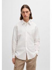 Hugo Boss Fashion Koszula - Regular fit - w kolorze białym rozmiar: L. Białe koszule Hugo Boss Fashion, l, bez wzorów, z bawełny, bez kołnierzyka, bez ramiączek. Za 148.96 zł.