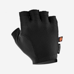 Second Life - Rękawiczki rowerowe szosowe Van Rysel 920 Elastic Interface®. Czarne rękawiczki VAN RYSEL, bez wzorów, z materiału. Za 179.99 zł.
