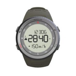 Zegarek górski Forclaz MW900. Niebieskie, cyfrowe zegarki FORCLAZ, metalowe. Za 269.99 zł.