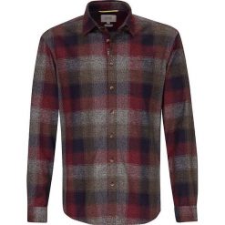 Koszula "Dan" - Regular fit - w kolorze czerwono-granatowo-oliwkowym. Czerwone koszule Camel Active, m, bez wzorów, z bawełny, bez kołnierzyka, bez ramiączek. W wyprzedaży za 131.95 zł.
