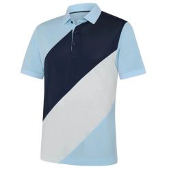 Polo Galvin Green Maggio. Niebieskie koszulki polo GALVIN GREEN, m, bez wzorów, bez kołnierzyka, bez ramiączek. Za 482.50 zł.