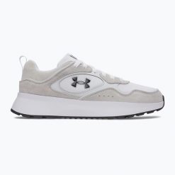 Buty treningowe męskie Under Armour Mirage Sport white/halo gray/black. Białe buty treningowe Under Armour, bez wzorów, na fitness i siłownię. Za 329.99 zł.