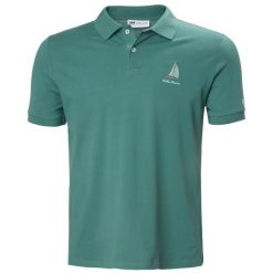 Polo Helly Hansen Messina Graphic Fitted. Zielone koszulki polo Helly Hansen, na lato, m, bez wzorów, bez kołnierzyka, bez ramiączek. Za 305.50 zł.