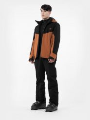 4F Kurtka narciarska membrana DERMIZAX® 20 000 męska S. Czarne kurtki narciarskie i snowboardowe 4F, m, bez wzorów, z materiału, narciarskie, Dermizax. W wyprzedaży za 399.99 zł.