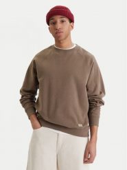 RVCA Bluza Dayshift Crew II 23A463510 Brązowy Relaxed Fit. Brązowe bluzy RVCA, m, bez wzorów, z bawełny, bez kaptura. Za 319.99 zł.