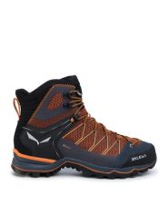 Salewa Trekkingi Ms Mnt Trainer Lite Mid Gtx GORE-TEX 61359-0927 Brązowy. Brązowe botki sznurowane Salewa, bez wzorów, z gore-texu, bez obcasa, bez zapięcia. Za 1,069.00 zł.