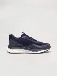 Sneakersy męskie granatowe TT174253 403. Niebieskie buty sportowe casual BIG STAR, bez wzorów, z materiału, z okrągłym noskiem, bez zapięcia. Za 189.99 zł.