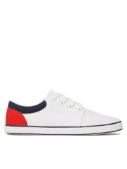 Lanetti Tenisówki MS20347-11 Biały. Białe trampki Lanetti, m, bez wzorów, bez zapięcia. Za 59.99 zł.