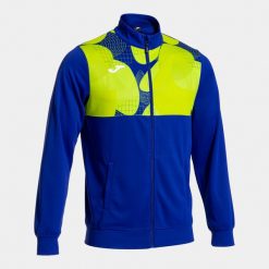Bluza treningowa męska Joma 103768728. Niebieskie bluzy bez kaptura Joma, m, bez wzorów, z materiału, bez kaptura. Za 311.00 zł.