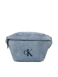 Calvin Klein Saszetka nerka Ckj Denim Waistbag LV04G3149G Błękitny. Niebieskie saszetki i nerki CALVIN KLEIN, bez wzorów, z denimu. Za 349.99 zł.