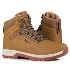Buty do chodzenia męskie Kappa Dolomo. Brązowe buty sportowe casual Kappa, na zimę, bez wzorów, bez zapięcia. Za 147.00 zł.
