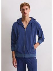 Marc O´Polo Bluza w kolorze granatowym rozmiar: XL. Niebieskie bluzy xl, bez wzorów, z bawełny, bez kaptura. Za 172.08 zł.