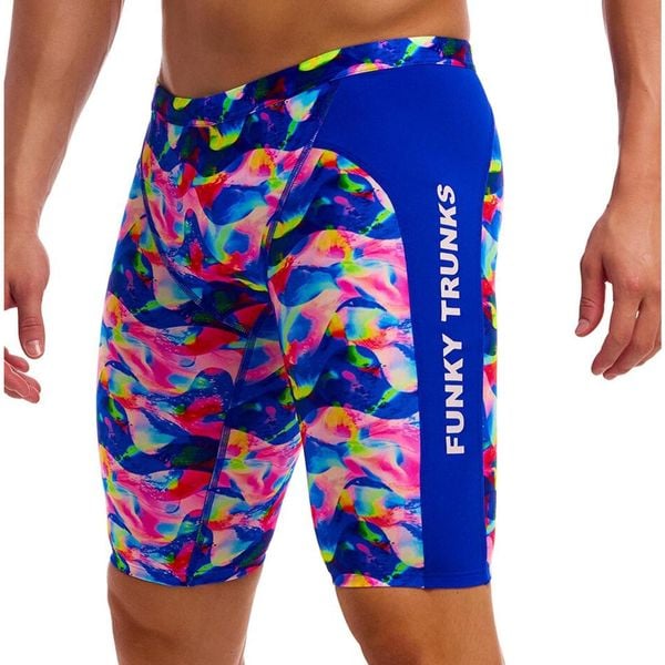 Spodenki do pływania Jammery Funky Trunks Wet Wave. Odzież kąpielowa Funky Trunks, m, bez wzorów, sportowe. Za 219.00 zł.