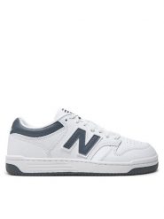 New Balance Sneakersy BB480LWE Biały. Białe buty sportowe casual New Balance, bez wzorów, ze skóry, bez zapięcia. Za 299.99 zł.