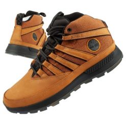 Buty trekkingowe Timberland Euro Trekker 0A2J37231 brązowe. Brązowe trekkingi bez wzorów, ze skóry, bez zapięcia. Za 657.57 zł.