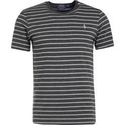 Polo Ralph Lauren SLIM FIT Tshirt z nadrukiem windsor heather. Czarne koszulki polo marki Polo Ralph Lauren, z materiału. W wyprzedaży za 148.85 zł.