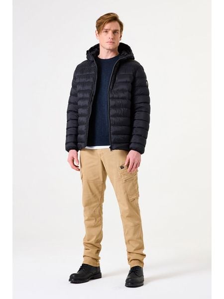 Garcia Kurtka pikowana w kolorze czarnym rozmiar: XXL. Czarne kurtki Garcia, xxl, bez wzorów, bez kaptura. Za 283.48 zł.