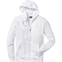 Bluza rozpinana z kapturem Regular Fit bonprix biały. Bluzy marki bonprix, l, z dresówki, z kapturem. Za 44.99 zł.