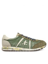 Premiata Sneakersy Lucy Var 7256 Zielony. Zielone buty sportowe casual Premiata, bez wzorów, z materiału, bez zapięcia. Za 1,049.00 zł.