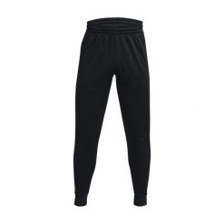 Spodnie treningowe męskie Under Armour Fleece Joggers Loose. Czarne buty treningowe Under Armour, bez wzorów, z bawełny, do biegania. Za 455.00 zł.