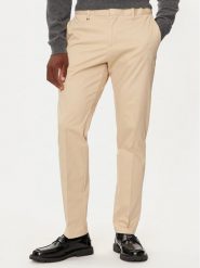 Boss Spodnie materiałowe C-Genius-Dtl-243F 50527920 Beżowy Slim Fit. Brązowe spodnie materiałowe Boss, m, bez wzorów, z bawełny. Za 699.99 zł.