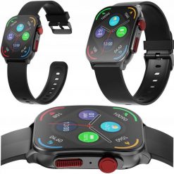 Smartwatch zegarek sportowy IMIKI Frame 2 Black. Czarne, cyfrowe zegarki IMIKI. Za 299.00 zł.