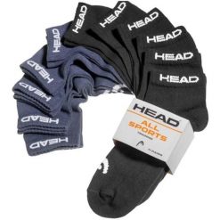 Skarpety Head Elements Sneaker Socks 11 szt. Czarno-granatowy Mix 43-46. Czarne skarpetki sportowe Head, bez wzorów. Za 185.99 zł.
