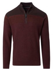 CASAMODA Sweter w kolorze czerwonym rozmiar: XL. Czerwone swetry nierozpinane CASAMODA, xl, bez wzorów, z bawełny, bez kołnierzyka, bez ramiączek. Za 189.29 zł.