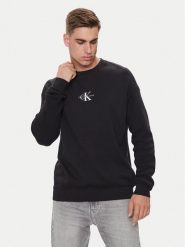 Calvin Klein Jeans Sweter Monologo J30J325671 Czarny Regular Fit. Czarne swetry rozpinane Calvin Klein Jeans, m, bez wzorów, z bawełny, bez kołnierzyka, bez ramiączek. Za 282.04 zł.