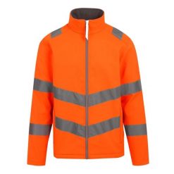 Kurtka Softshellowa Męska 2 Warstwy HiVis. Brązowe kurtki Regatta, m, bez wzorów, bez kaptura. Za 135.99 zł.
