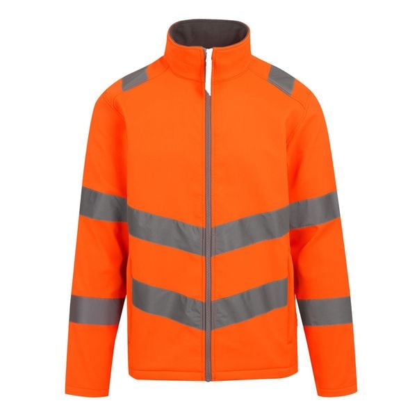 Kurtka Softshellowa Męska 2 Warstwy HiVis. Brązowe kurtki Regatta, m, bez wzorów, z poliesteru, bez kaptura. Za 144.99 zł.