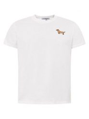 Zwillingsherz Koszulka "Dog Embroidery" w kolorze białym rozmiar: XL. Białe bezrękawniki Zwillingsherz, xl, bez wzorów, z bawełny, bez kołnierzyka, bez ramiączek. Za 175.31 zł.