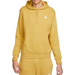 Polarowa bluza z kapturem Nike Sportswear Club. Brązowe bluzy z polaru Nike, m, bez wzorów, z polaru, z kapturem. Za 322.99 zł.