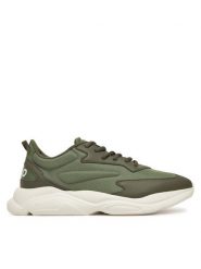HUGO Sneakersy Leon 50536960 Zielony. Zielone buty sportowe casual Hugo, bez wzorów, z materiału, bez zapięcia. Za 419.99 zł.