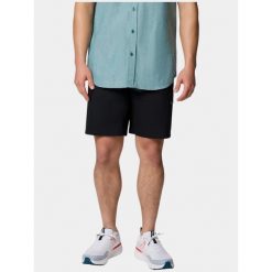 Spodenki turystyczne męskie Columbia Rapid Rivers. Czarne szorty Columbia, m, bez wzorów, z bawełny, sportowe. W wyprzedaży za 119.50 zł.