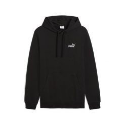 Męska bluza z kapturem Essentials z małym logo No. 1 PUMA Black. Czarne bluzy z kapturem Puma, m, bez wzorów, prążkowane, z kapturem. Za 229.00 zł.