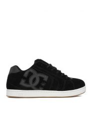 DC Shoes Sneakersy EO-NET SE DC03260001 Czarny. Czarne buty sportowe casual DC Shoes, bez wzorów, z nubiku, bez zapięcia. Za 299.99 zł.