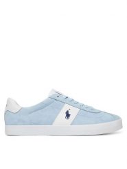 Polo Ralph Lauren Sneakersy 816961260004 Niebieski. Niebieskie buty sportowe casual Polo Ralph Lauren, bez wzorów, ze skóry, bez zapięcia. Za 499.99 zł.