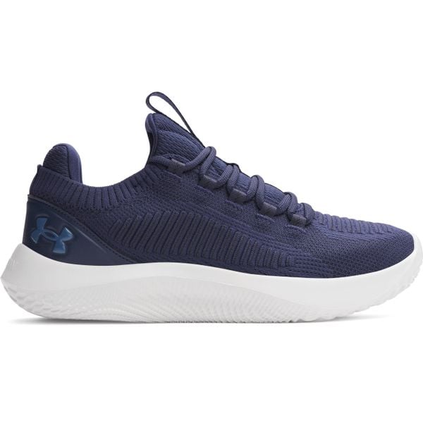 Buty do treningu biegowego Under Armour Dynamic 2. Niebieskie buty turystyczne Under Armour, bez wzorów, bez zapięcia, na fitness i siłownię. Za 396.65 zł.