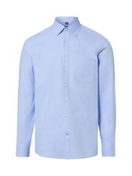 Nils Sundström koszula casual Mężczyźni Regular Fit Bawełna niebieski, XXL. Niebieskie koszule Nils Sundström, m, bez wzorów, z bawełny, bez kołnierzyka, bez ramiączek. Za 119.95 zł.