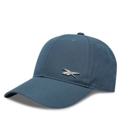 Czapka z daszkiem Reebok. Niebieskie czapki z daszkiem Reebok, bez wzorów. Za 79.99 zł.