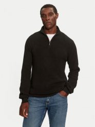 Brave Soul Sweter MK-610HASTINGS Czarny Regular Fit. Czarne swetry rozpinane Brave Soul, m, bez wzorów, z bawełny, bez kołnierzyka, bez ramiączek. Za 59.99 zł.