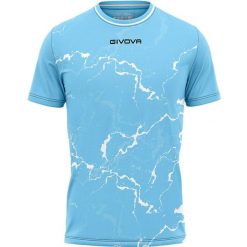 T-shirt Sportowy Givova Graphite Sky-White - Lekki i Oddychający. Białe t-shirty sportowe Givova, bez wzorów, z poliesteru, bez ramiączek, na fitness i siłownię. Za 159.99 zł.