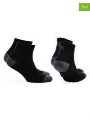 Norfolk Skarpety trekkingowe (2 pary) "Avery" w kolorze czarnym rozmiar: 39-42. Czarne skarpety Norfolk, bez wzorów, z materiału. Za 69.99 zł.